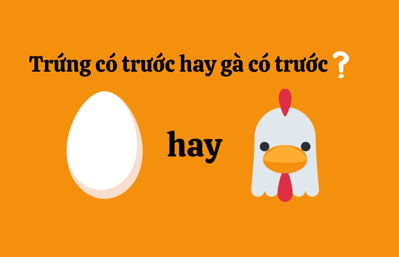 Câu hỏi gà và trứng gợi mở nhiều suy ngẫm về nguyên nhân, kết quả và nguồn gốc sự vật. 